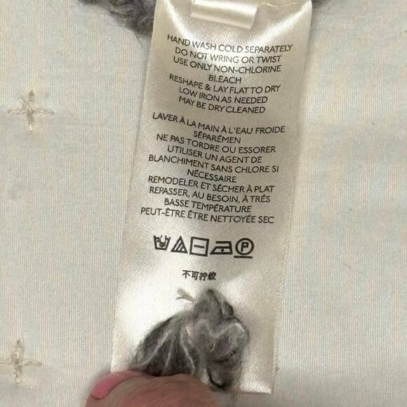 A by Anthropologie Ombre Knit Turtleneck Sweater Women's XS | Gray | Wool Blend - Picture 5 of 8